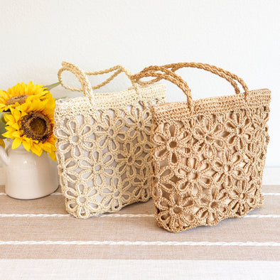 Floral Straw Tote Bag – The Must-Have Summer Accessory