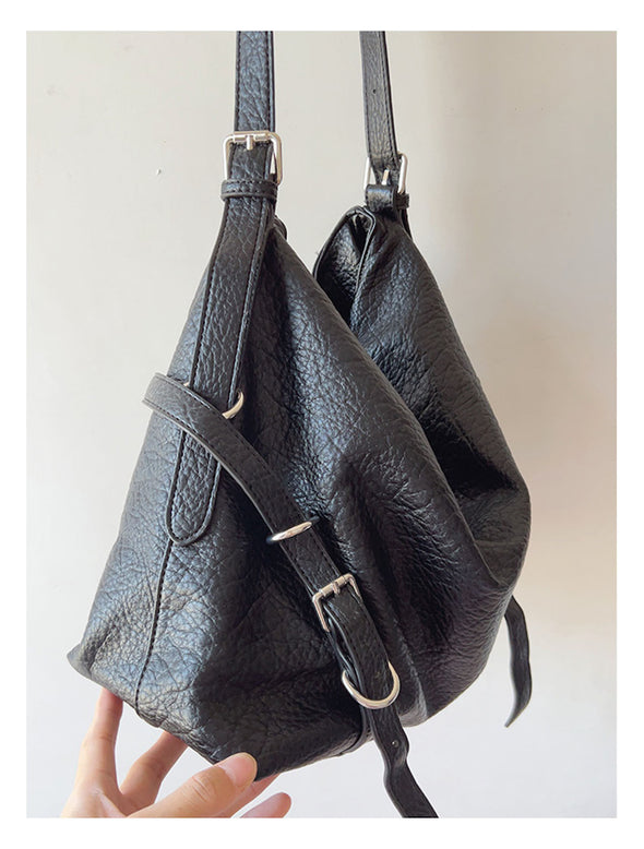 Elena Handbags Modern Leather Shoulder Bag