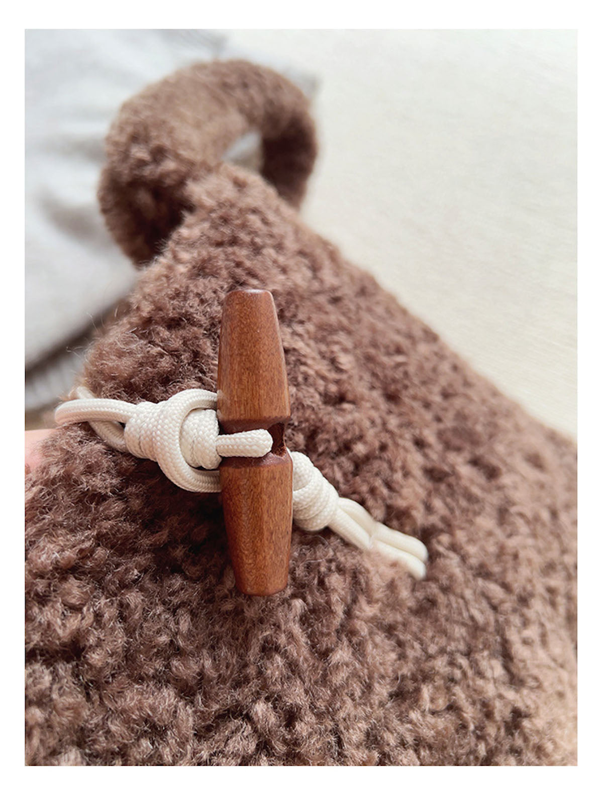 Faux Furry Crossbody Bag