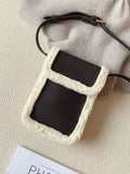 Faux Furry Crossbody Bag
