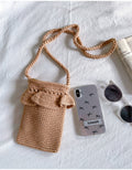 Small Cotton Knitted Crossbody Bag