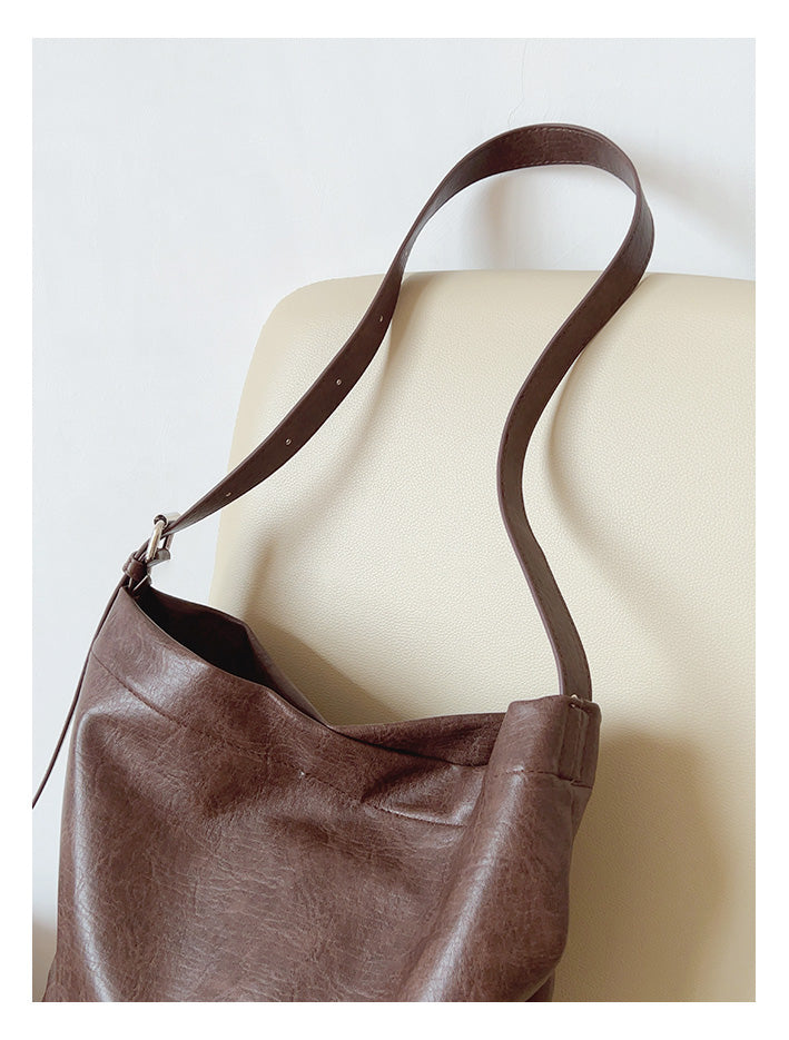 Retro Bucket Leather Bag