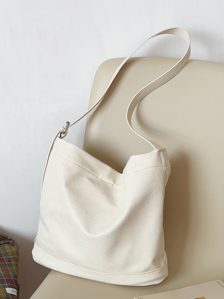 Retro Bucket Leather Bag