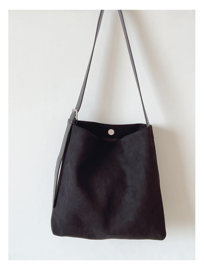 Soft Suede Shoulder Bag