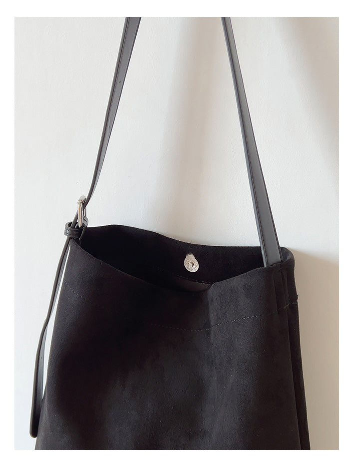 Soft Suede Shoulder Bag