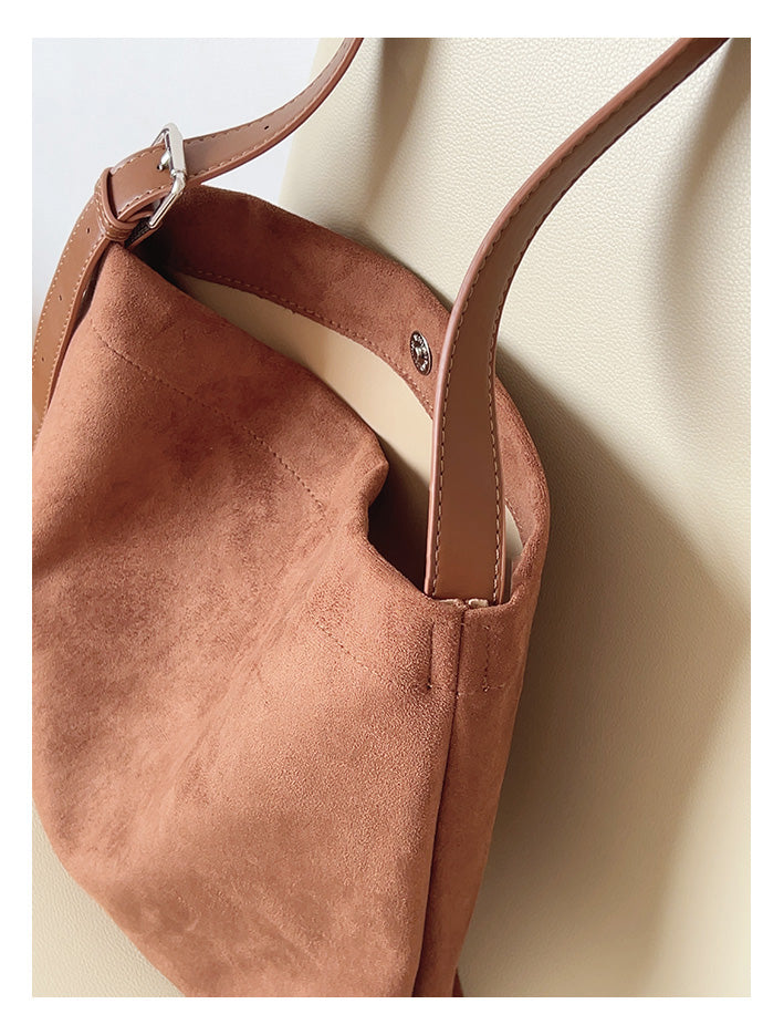Soft Suede Shoulder Bag