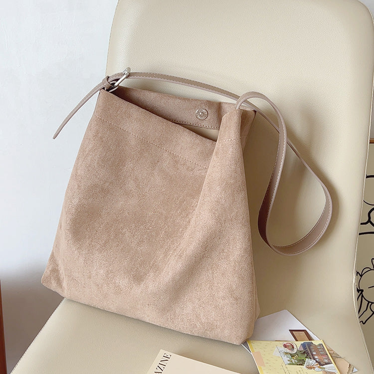 Soft Suede Shoulder Bag
