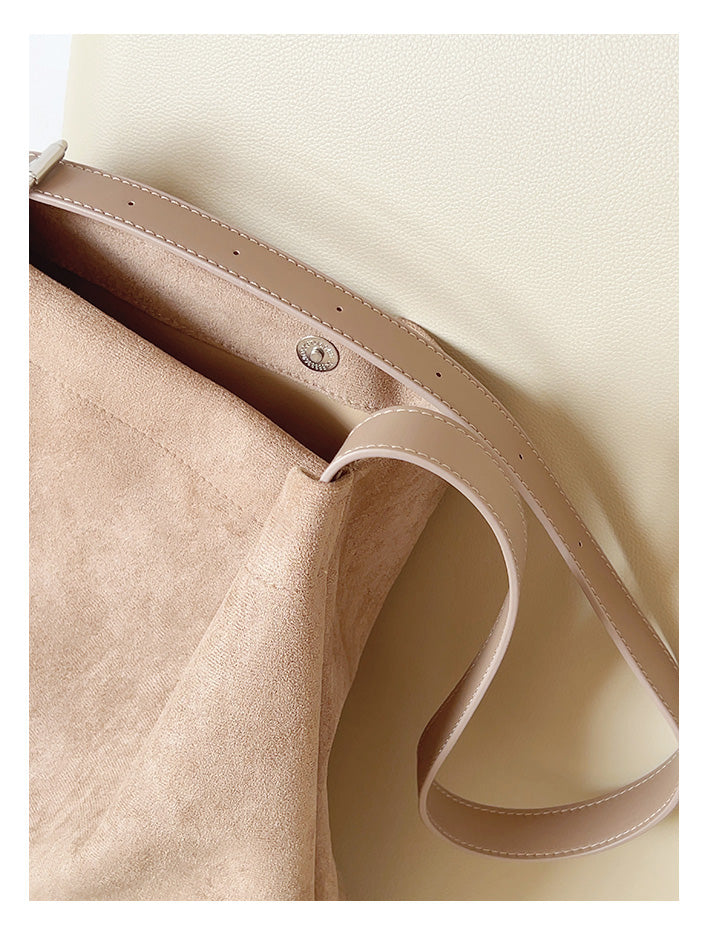 Soft Suede Shoulder Bag