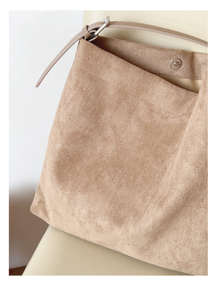 Soft Suede Shoulder Bag