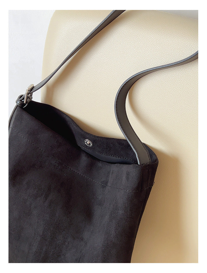 Soft Suede Shoulder Bag