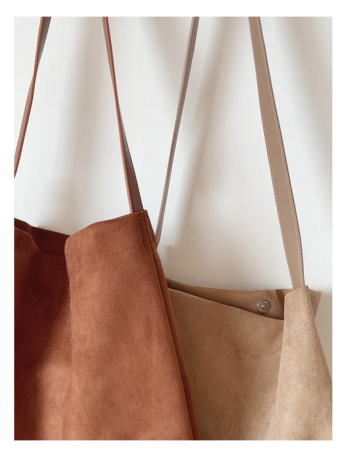 Soft Suede Shoulder Bag