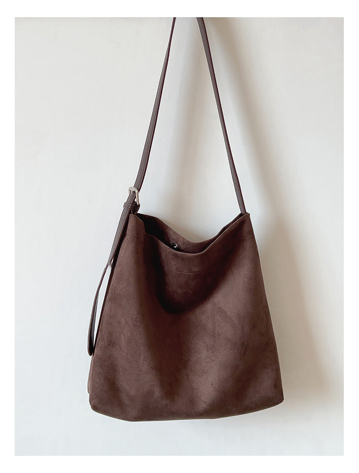 Soft Suede Shoulder Bag
