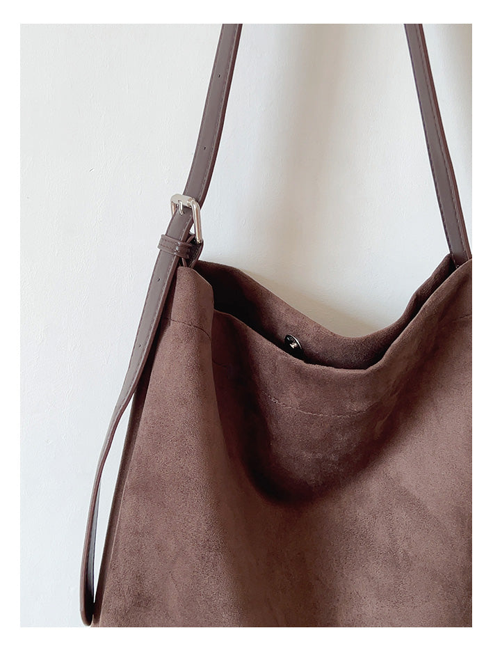 Soft Suede Shoulder Bag