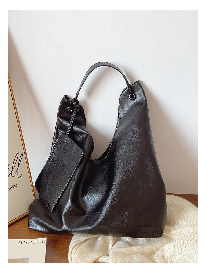 Simple Leather Tote Bag
