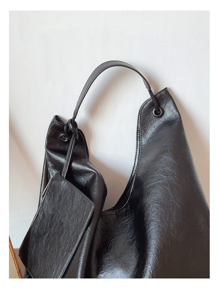 Simple Leather Tote Bag