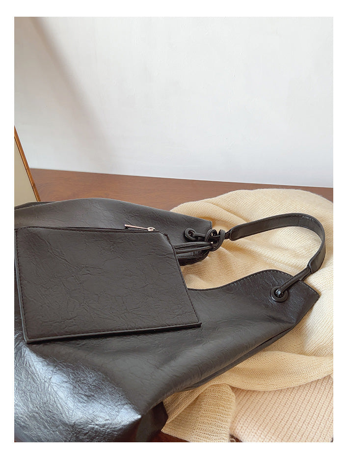 Simple Leather Tote Bag