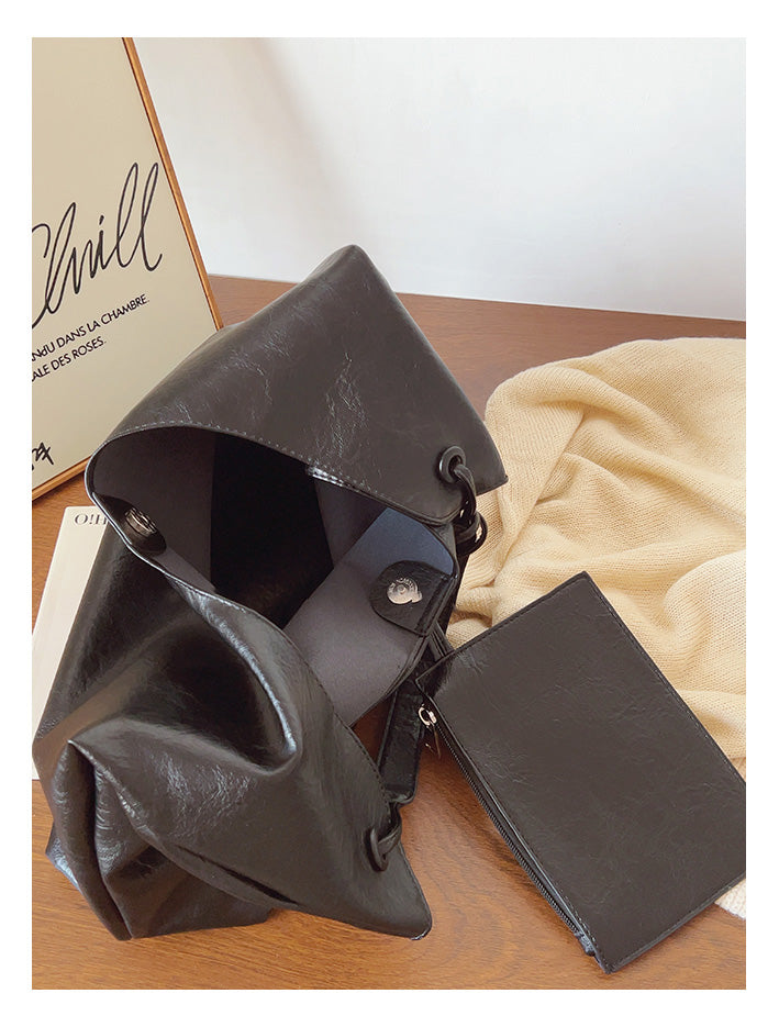 Simple Leather Tote Bag