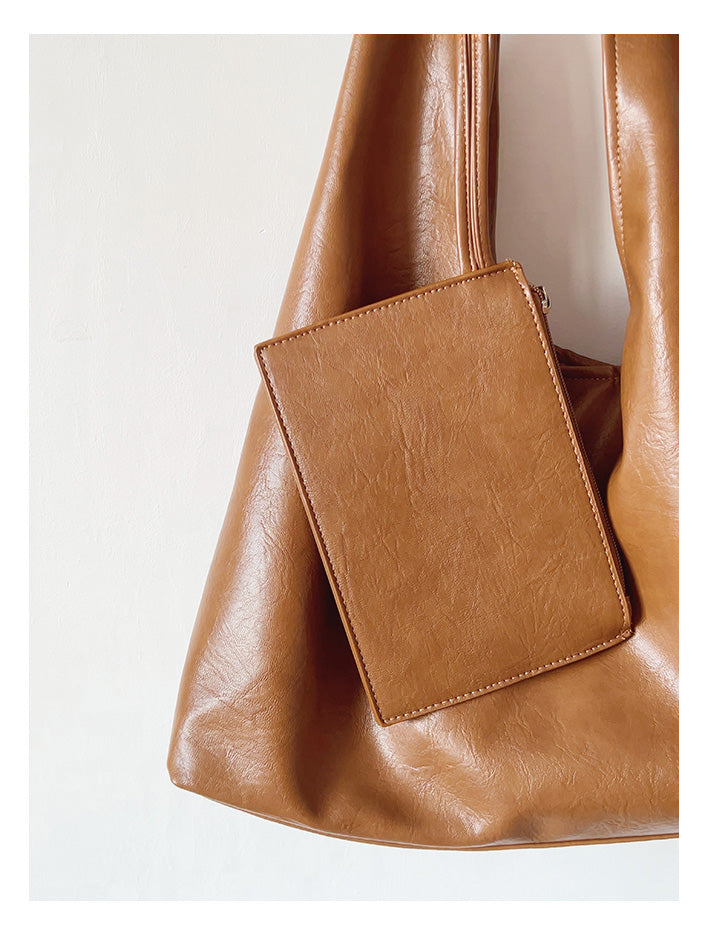 Simple Leather Tote Bag