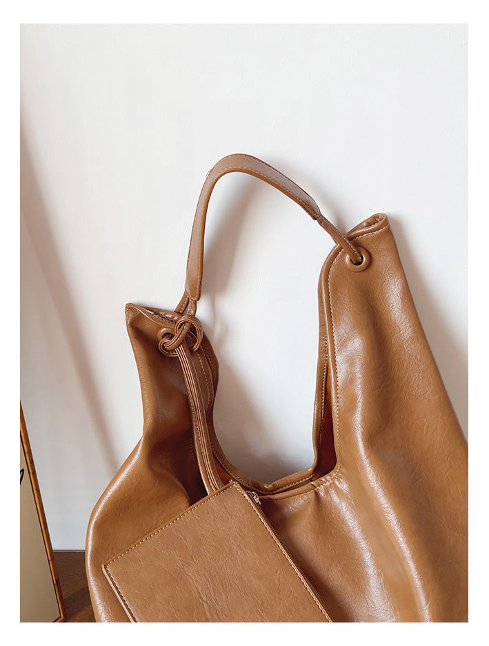 Simple Leather Tote Bag