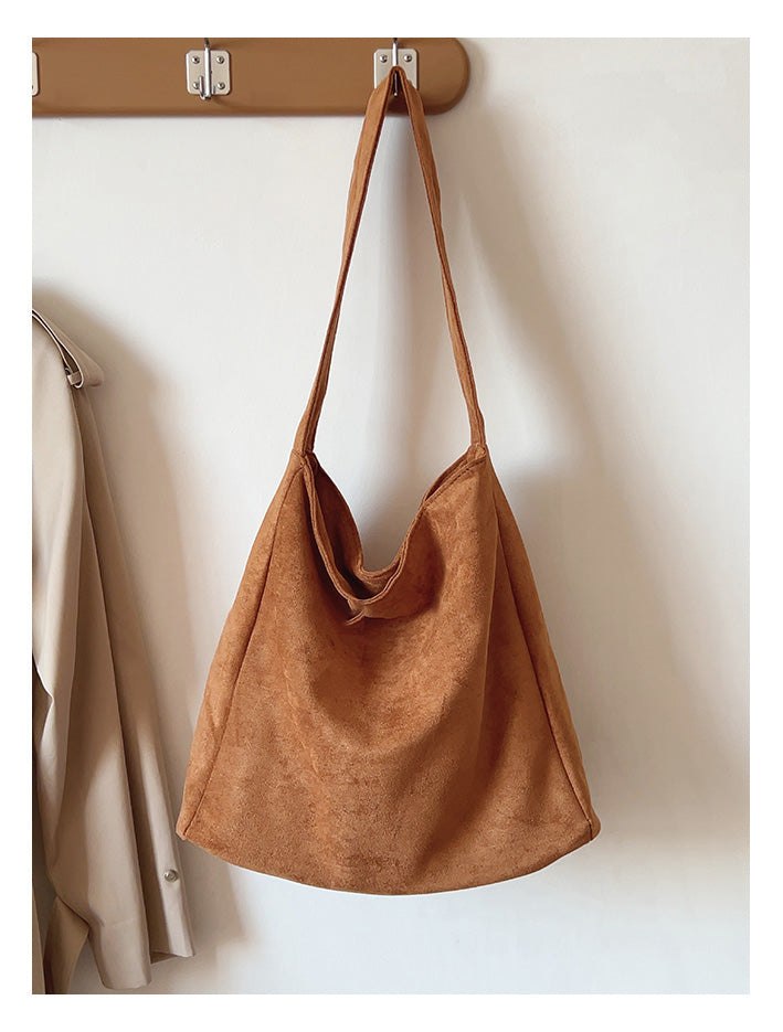 Soft Suede Shoulder Bag