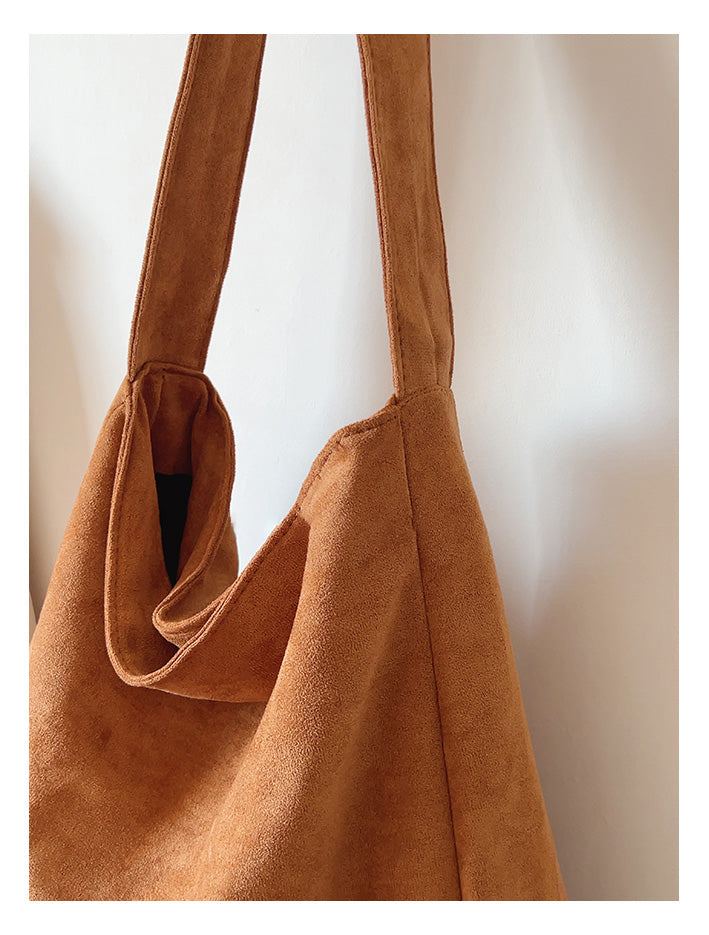 Soft Suede Shoulder Bag
