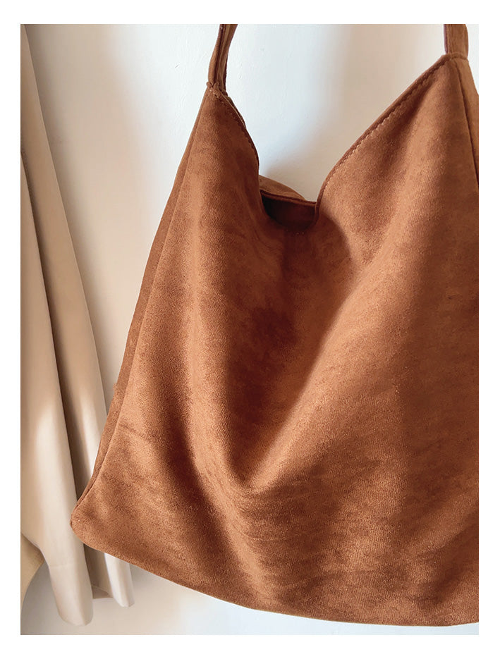 Soft Suede Shoulder Bag
