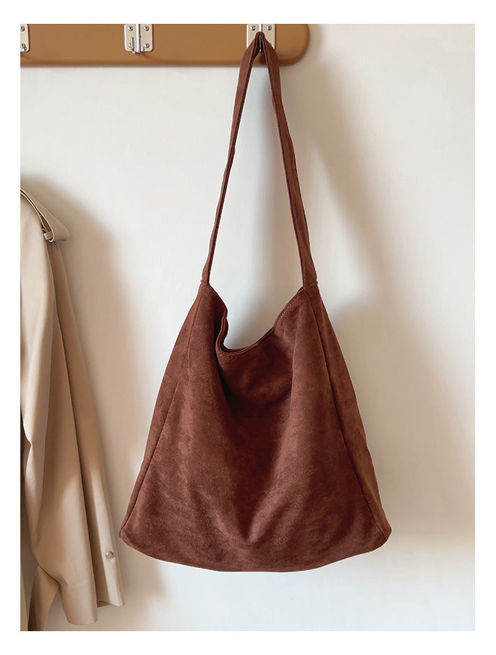 Soft Suede Shoulder Bag