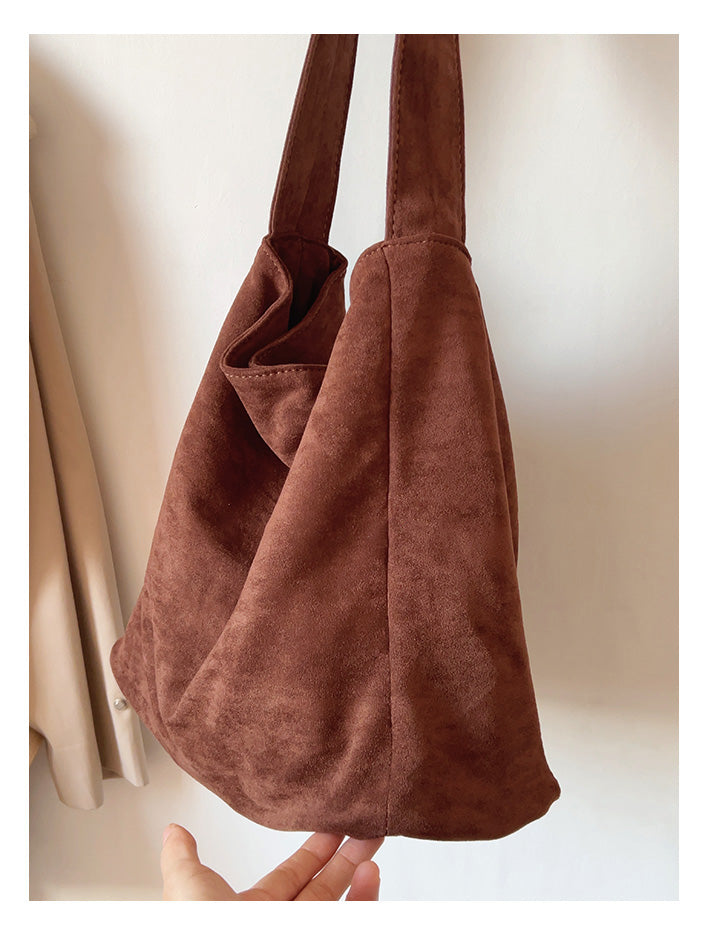 Soft Suede Shoulder Bag