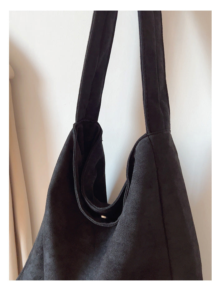 Soft Suede Shoulder Bag