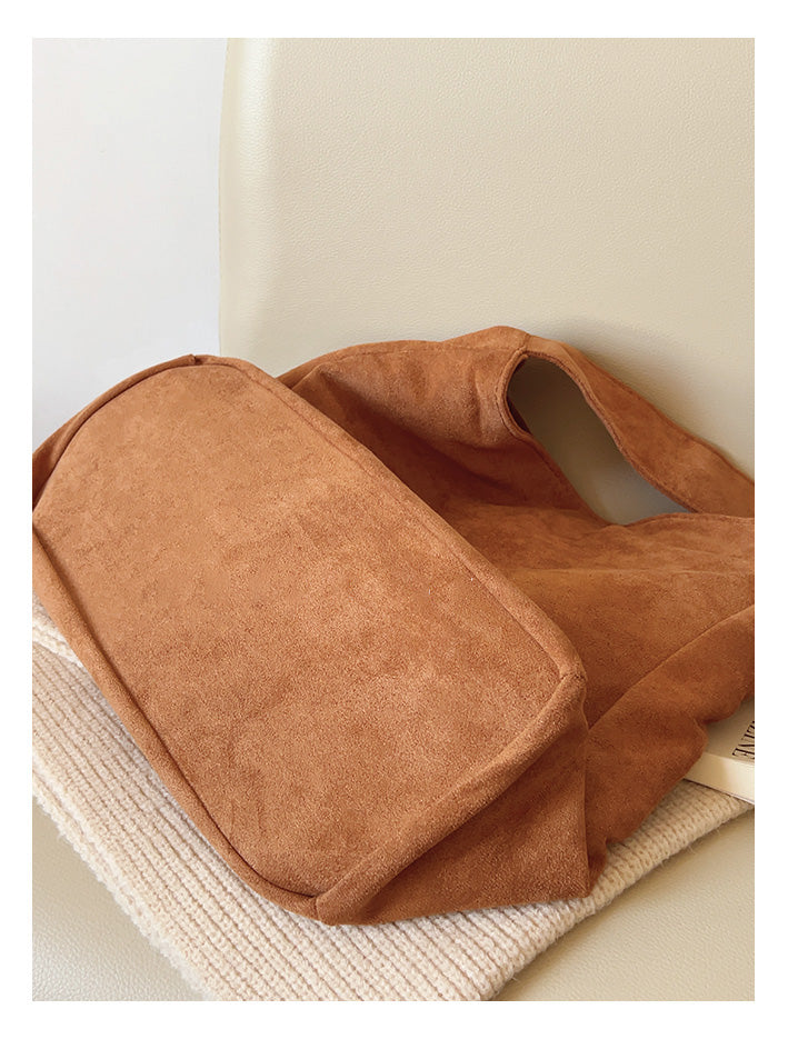 Soft Suede Shoulder Bag
