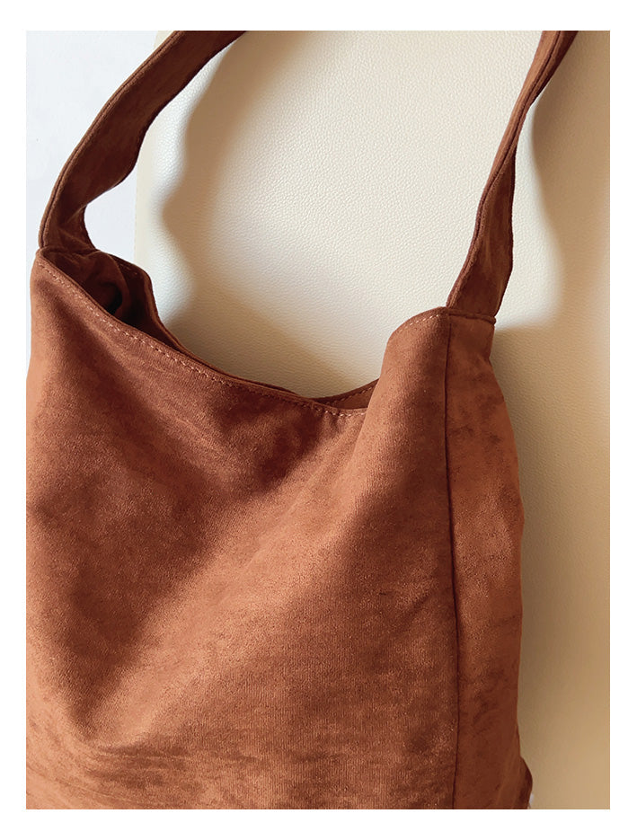 Soft Suede Shoulder Bag