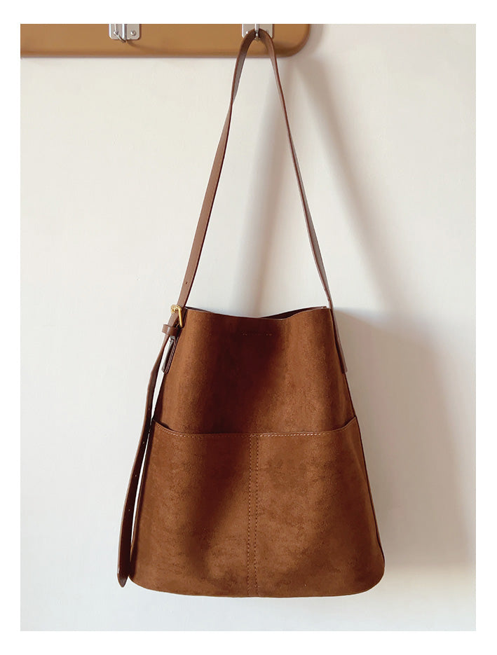 Soft Suede Shoulder Bag