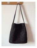 Soft Suede Shoulder Bag