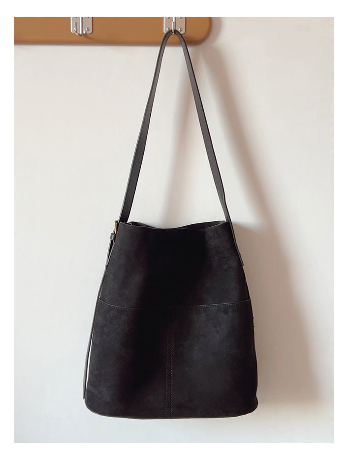 Soft Suede Shoulder Bag
