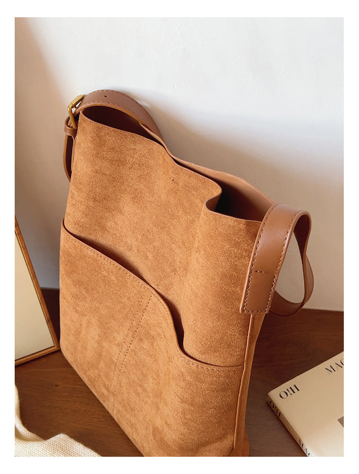 Soft Suede Shoulder Bag