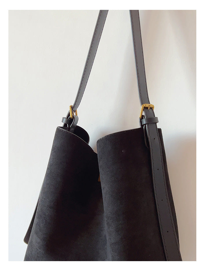 Soft Suede Shoulder Bag