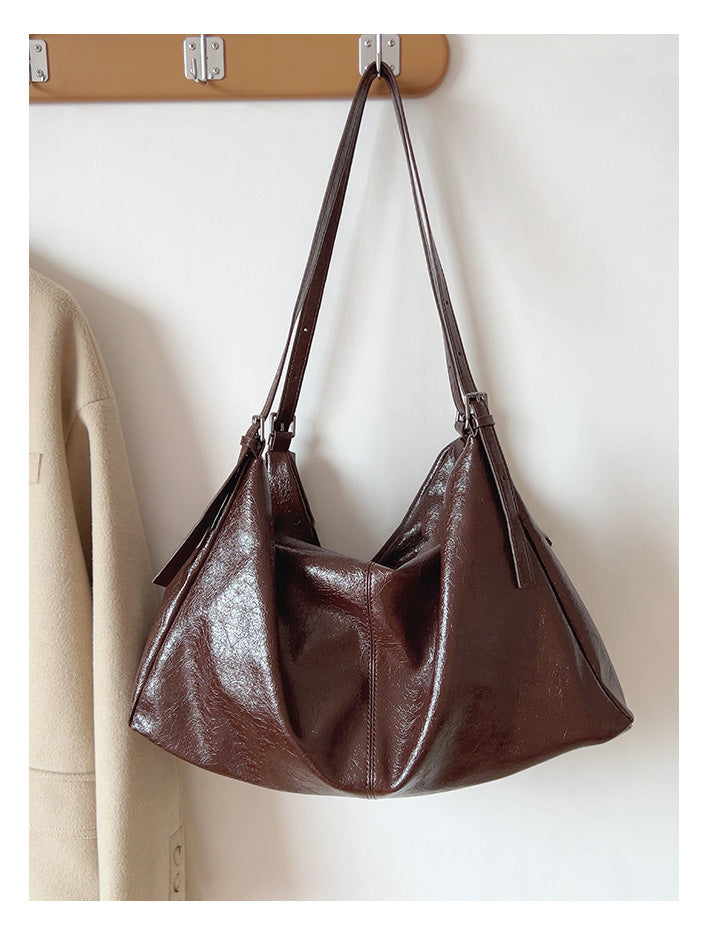 Soft Suede Shoulder Bag
