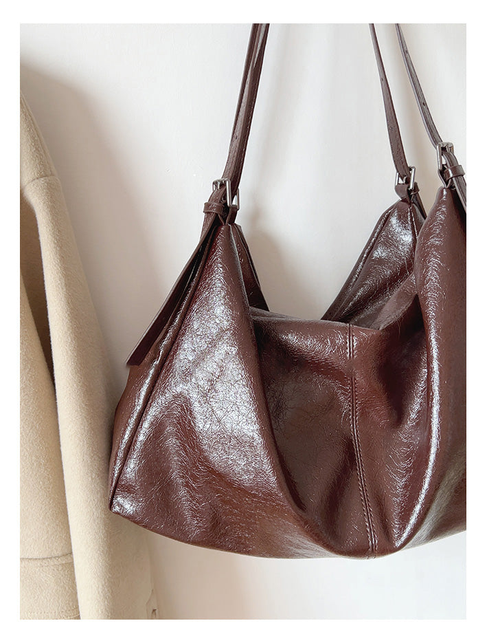 Soft Suede Shoulder Bag