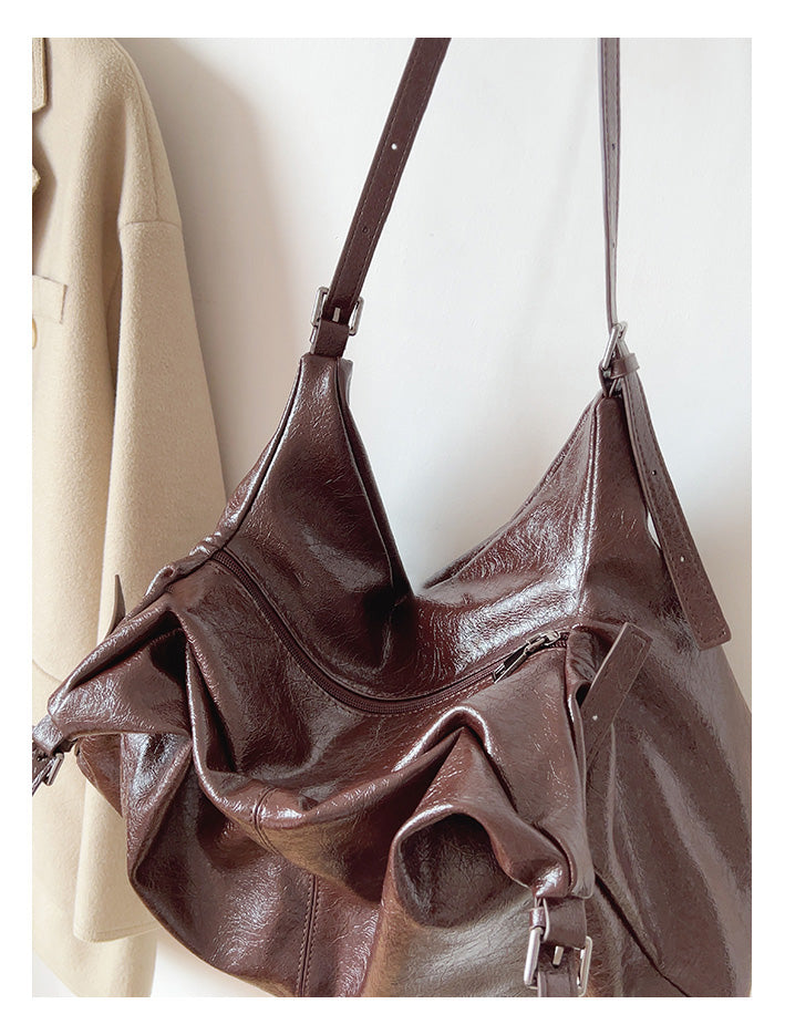 Soft Suede Shoulder Bag