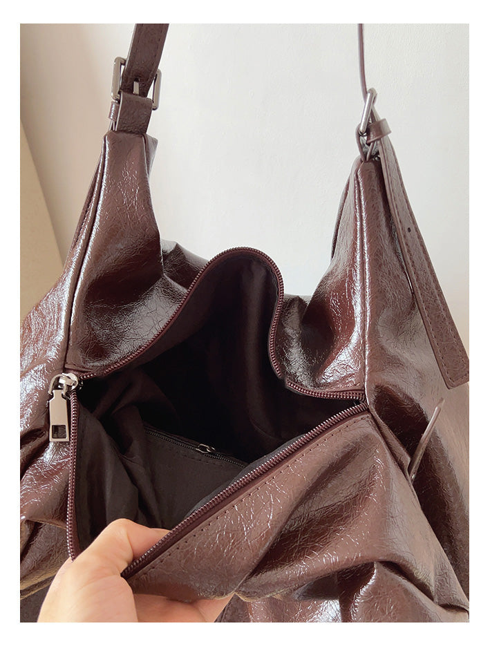 Soft Suede Shoulder Bag