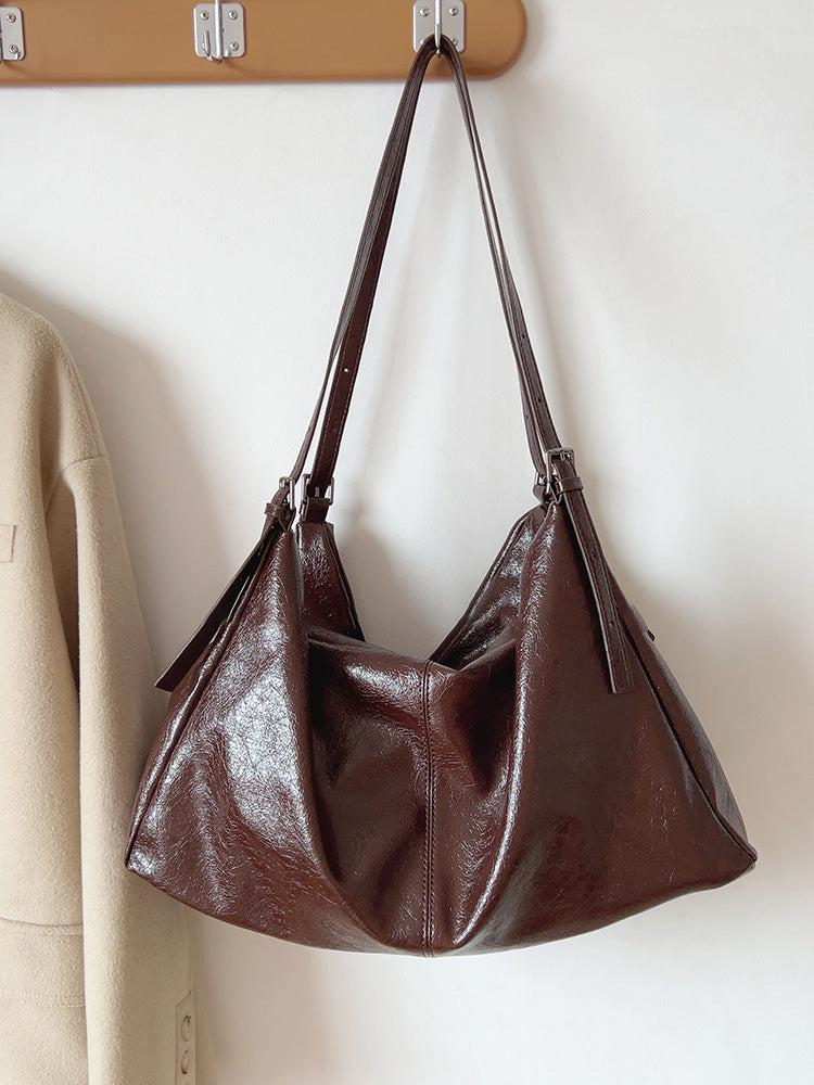 Soft Suede Shoulder Bag