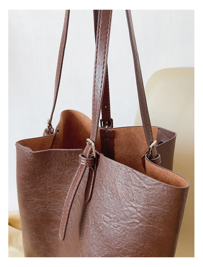 Simple Leather Tote Bag