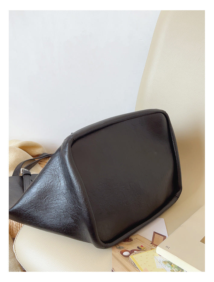 Simple Leather Tote Bag