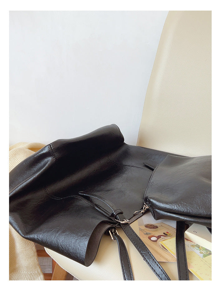 Simple Leather Tote Bag
