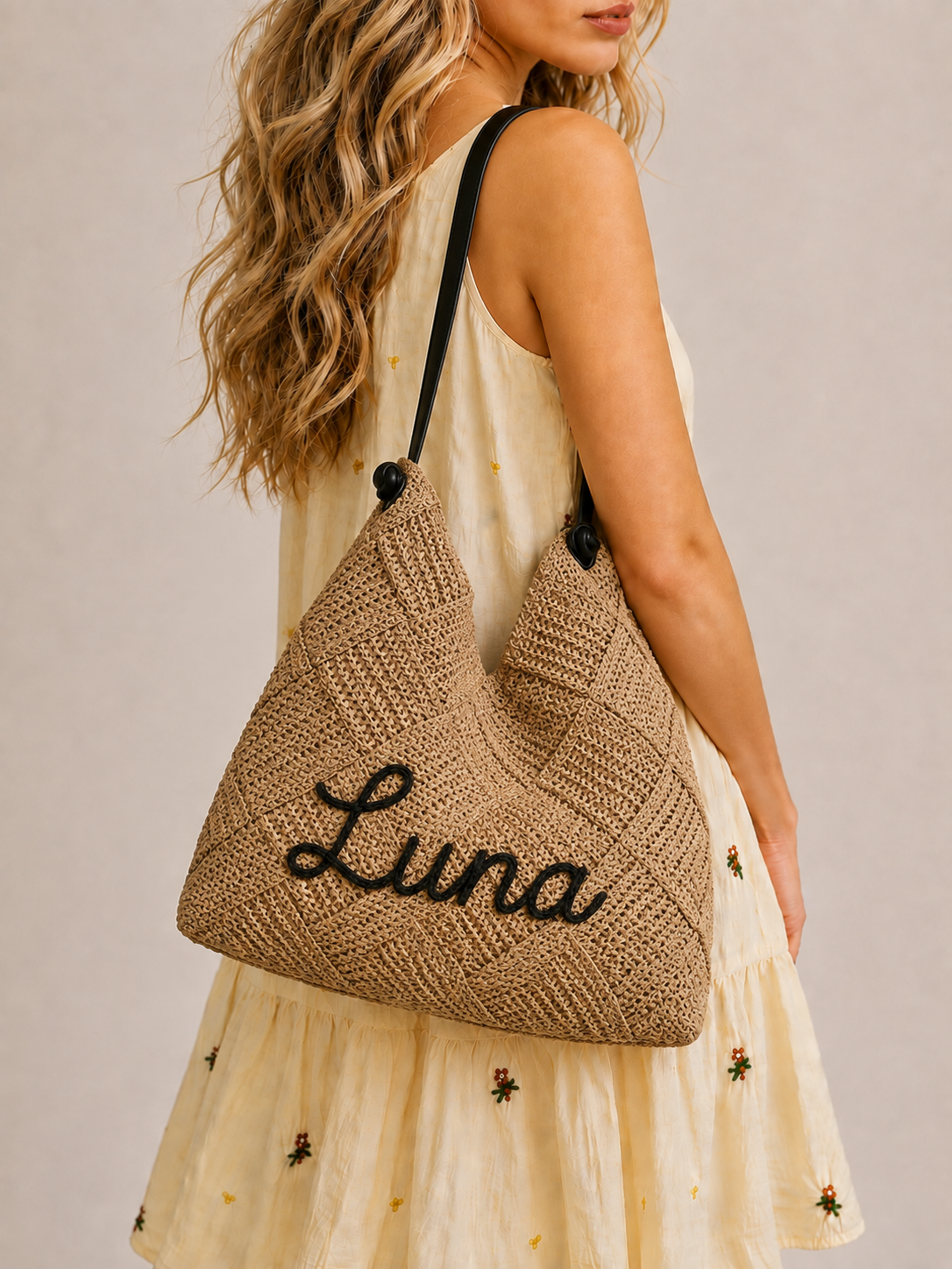Straw Woven Fashion Shoulder Bag