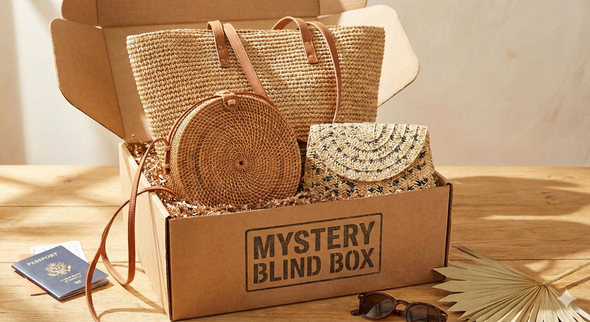 Mystery Blind Box - Straw Fashion Handbags (2 Pack Bundle)