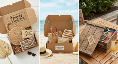 Mystery Blind Box - Straw Fashion Handbags (3 Pack Bundle)