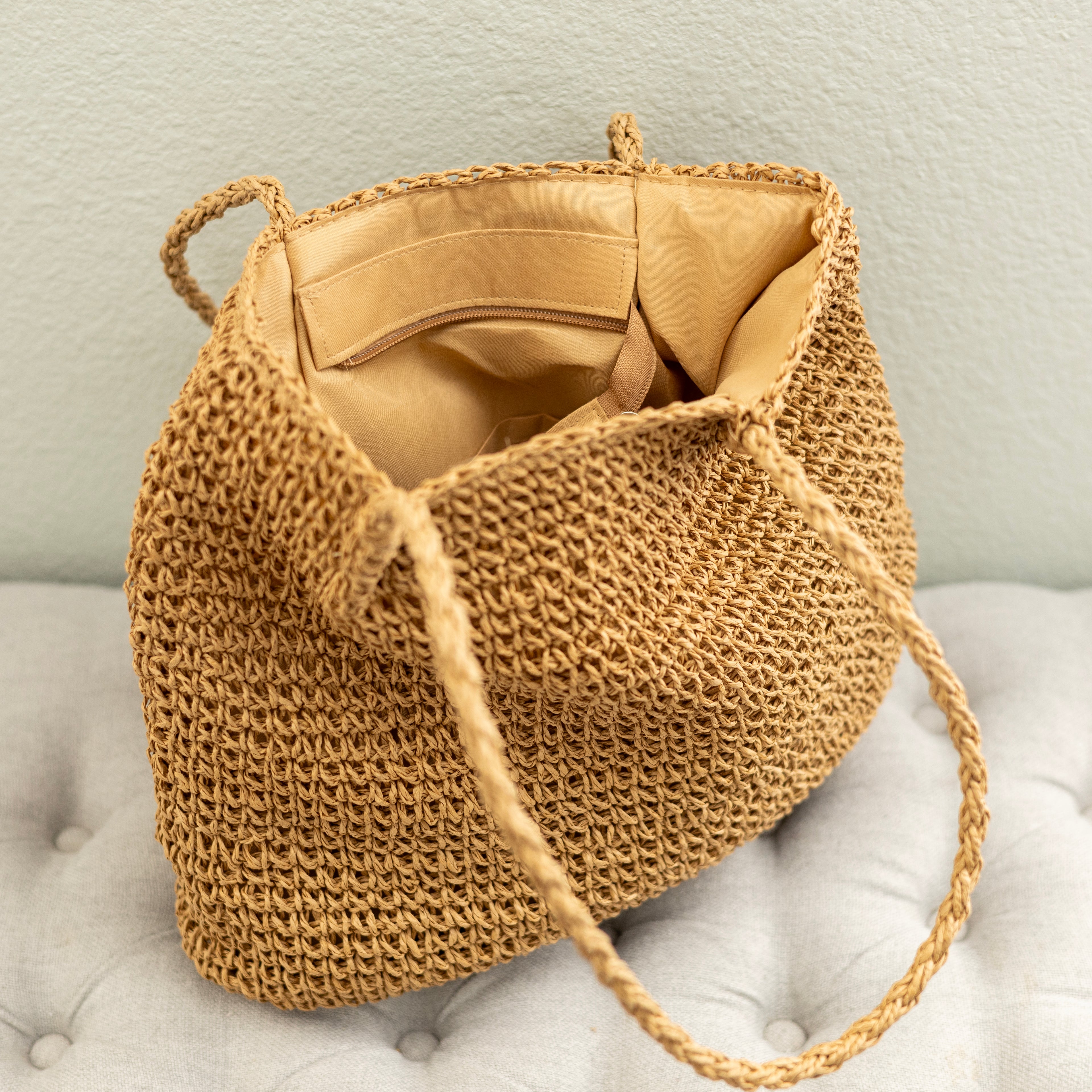 Straw Woven Fashion Tote