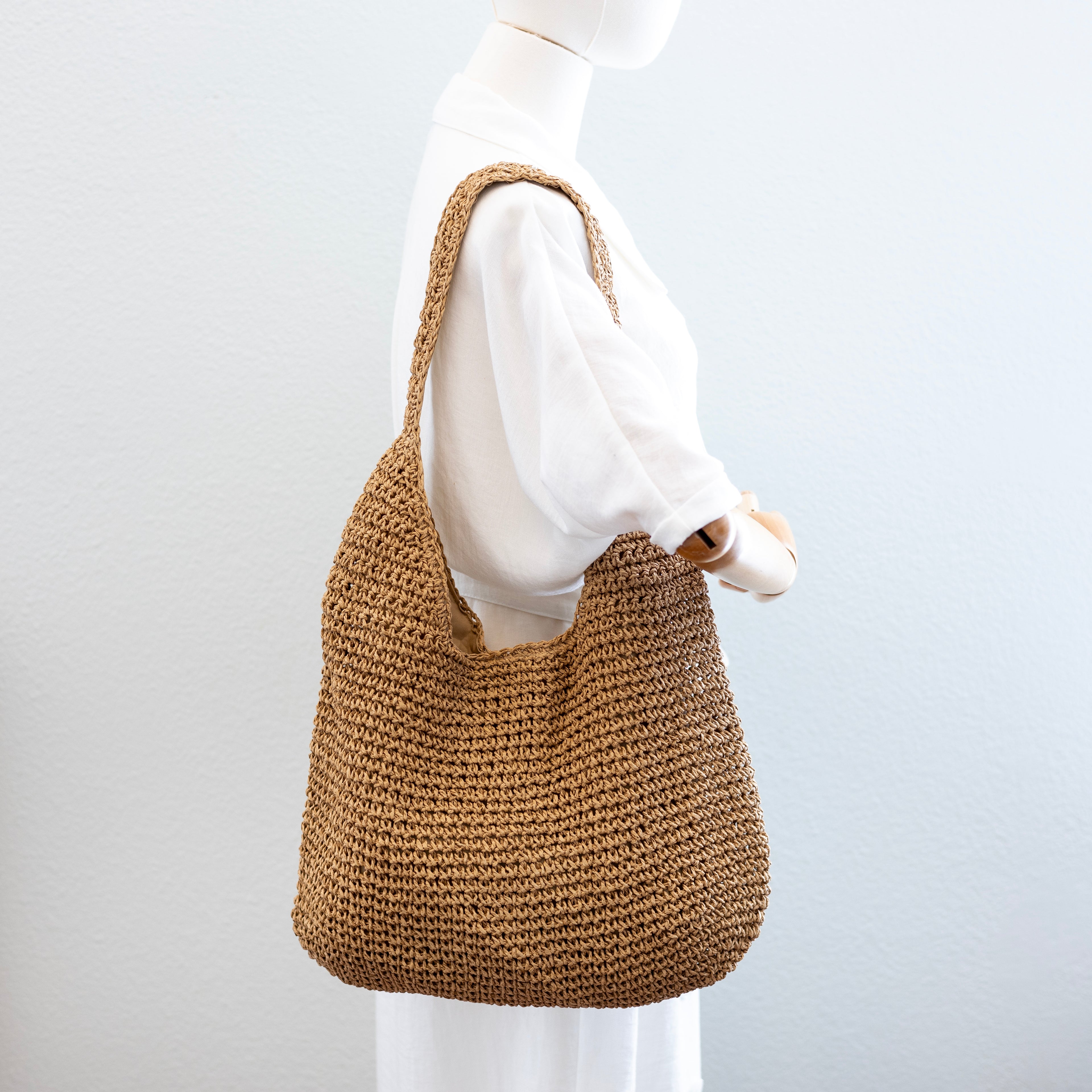 Simple Straw Woven Shoulder Bag