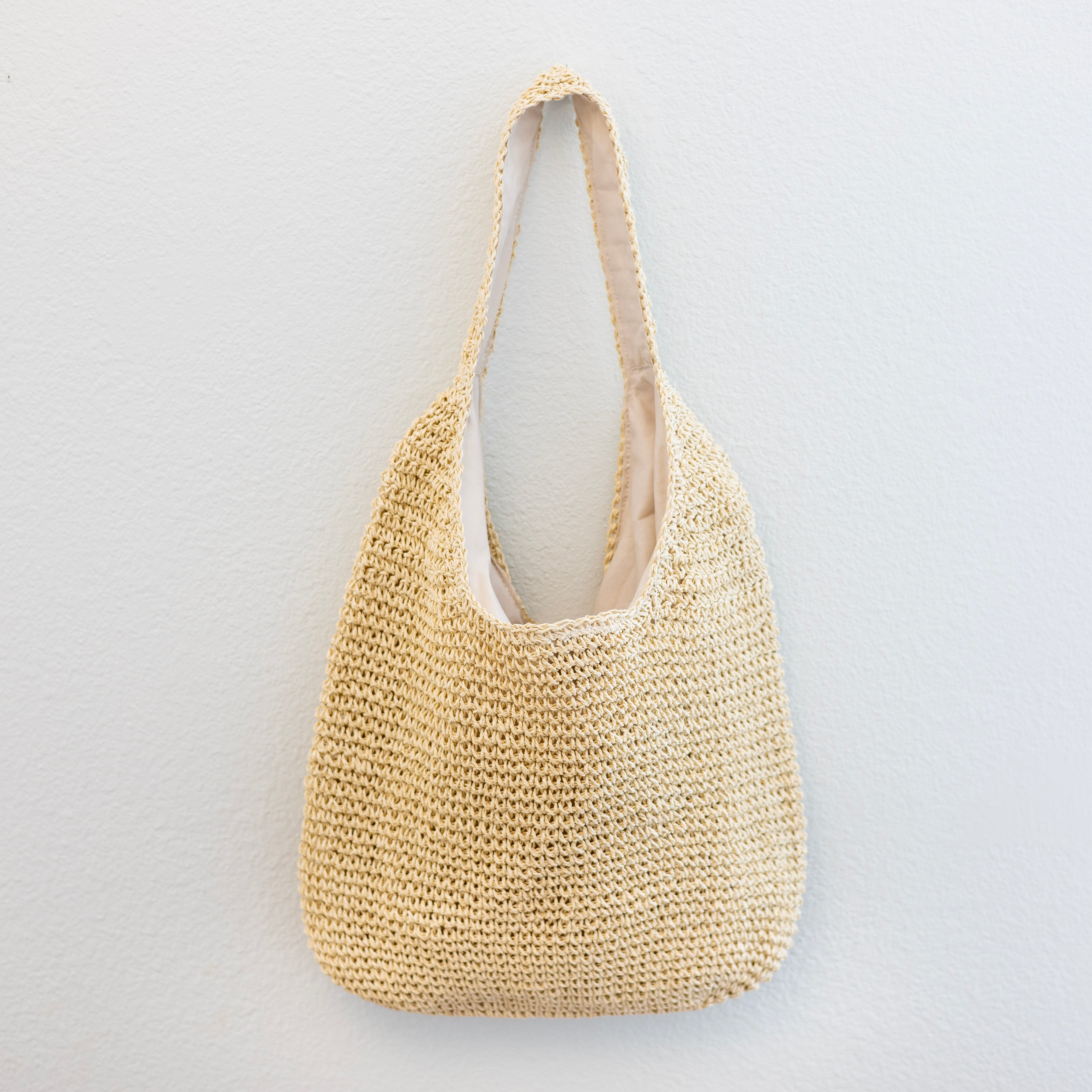 Simple Straw Woven Shoulder Bag